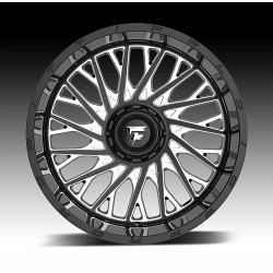 Fittipaldi Offroad FTC08 Gloss Black Milled Custom Truck Wheels 3